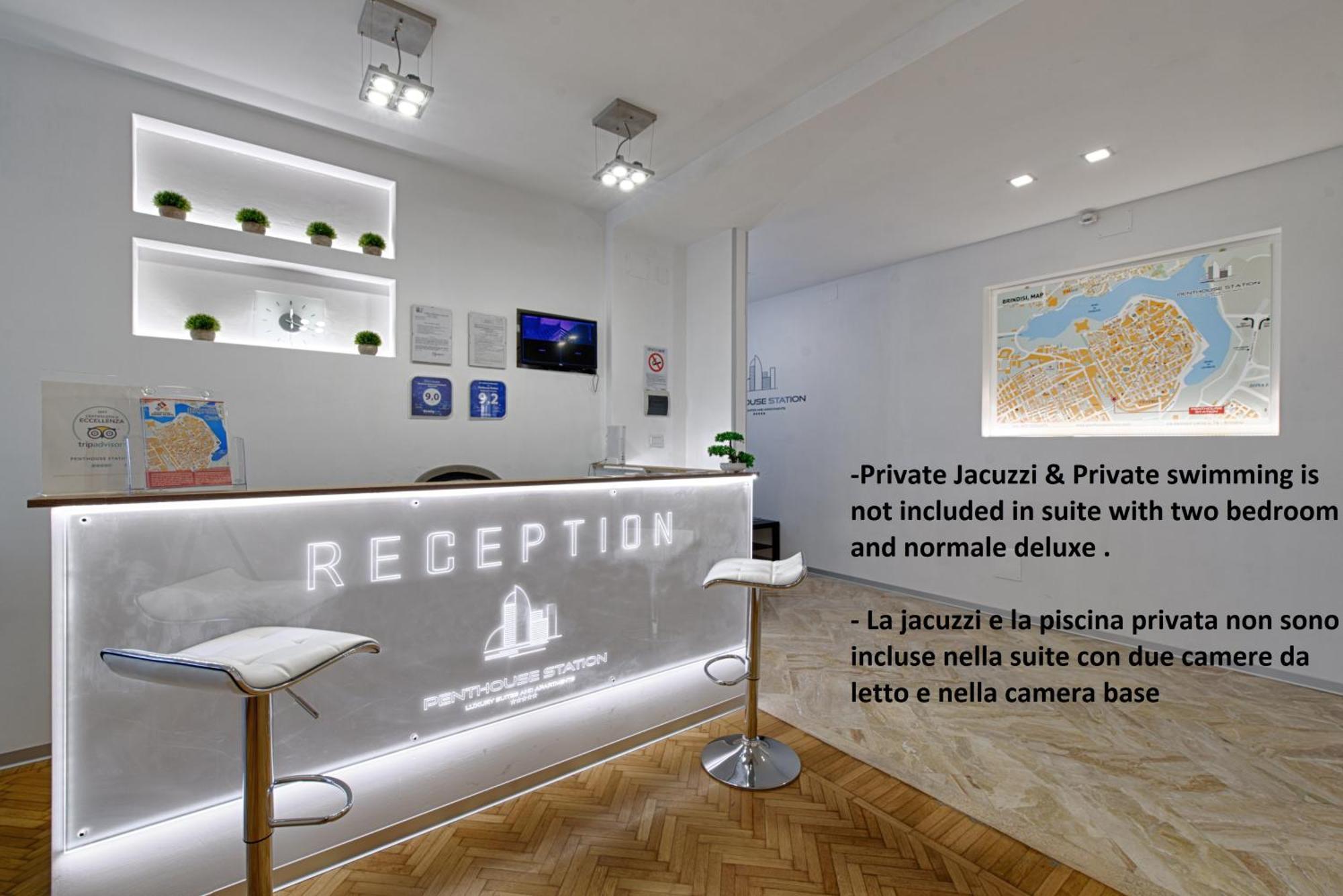 Penthouse station luxury suites&apts 2 Brindisi Extérieur photo